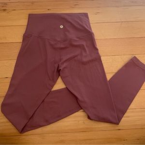 Limited LuluLemon Align Size 6 Smoky Red